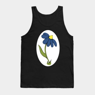 Daisy Whimsical Cartoon Illustration Happy Colours Tank Top